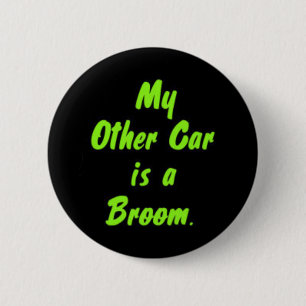 Mijn andere auto is een kamer. ronde button 5,7 cm