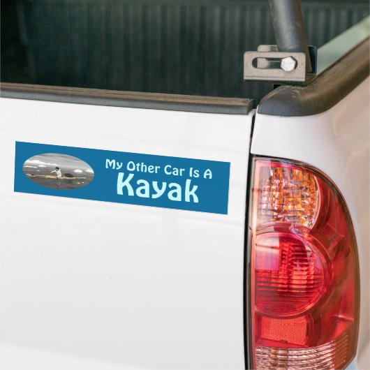 Mijn andere auto is een Kayak Bumpersticker (Op Truck)