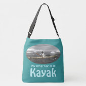 Mijn andere auto is een Kayak Crossbody Tas (Achterkant)
