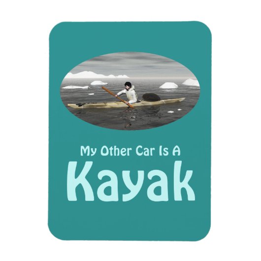 Mijn andere auto is een Kayak Magneet (Verticaal)