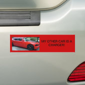 Mijn andere auto is een lader bumper sticker (Op auto)