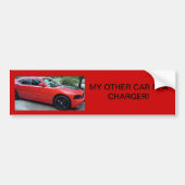 Mijn andere auto is een lader bumper sticker (Voorkant)