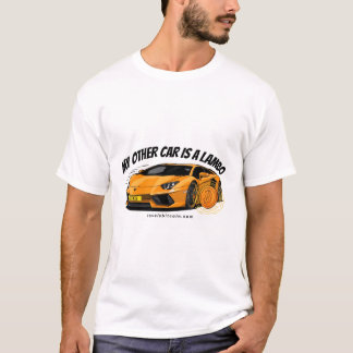 Mijn andere auto is een Lambo - Bitcoin T-shirt