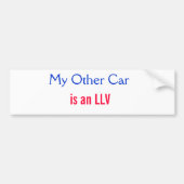 Mijn andere auto is een LLV Bumpersticker (Voorkant)