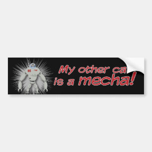 Mijn andere auto is een Mecha! Bumpersticker
