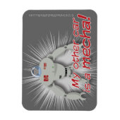 Mijn andere auto is een Mecha! Magneet (Verticaal)