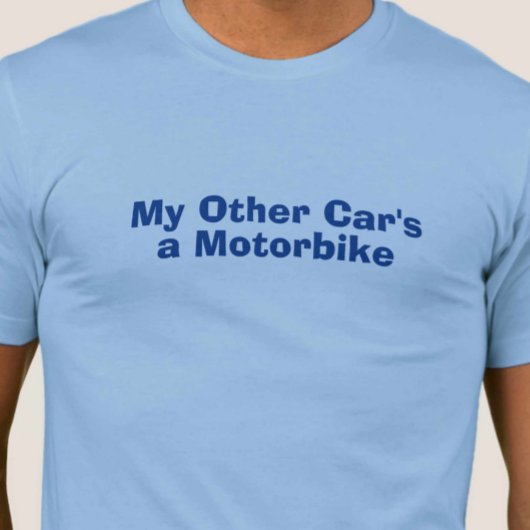Mijn andere auto is een motor t-shirt
