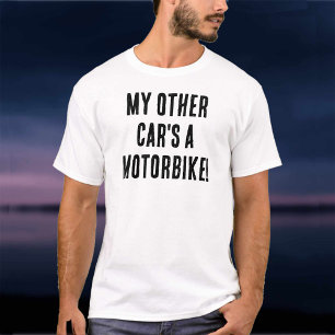 Mijn andere auto is een motor t-shirt