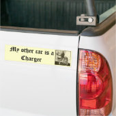 Mijn andere auto is een oplader bumpersticker (Op Truck)