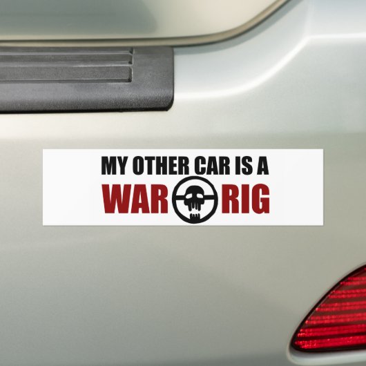 Mijn andere auto is een ovensticker uit de oorlog bumpersticker (Op auto)