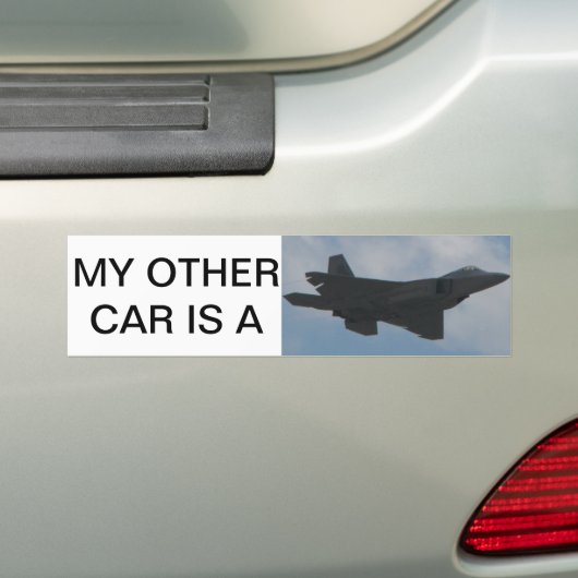 Mijn andere auto is een Raptor. Bumpersticker (Op auto)