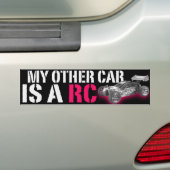 Mijn andere auto is een RC Bumpersticker (Op auto)