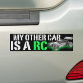Mijn andere auto is een RC Bumpersticker (Op auto)