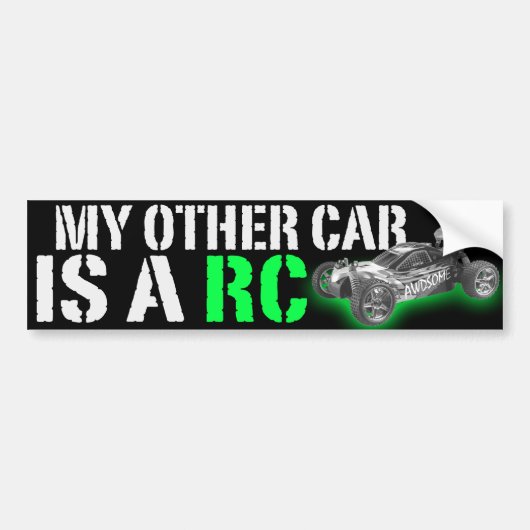 Mijn andere auto is een RC Bumpersticker (Voorkant)