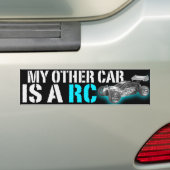 Mijn andere auto is een RC Bumpersticker (Op auto)