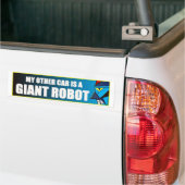 Mijn andere auto is een reuzenrobot bumpersticker (Op Truck)