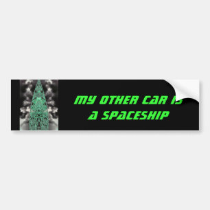 Mijn andere auto is een ruimteschip bumpersticker