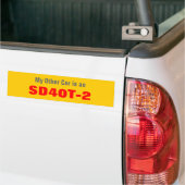 Mijn andere auto is een SD40T-2 Bumpersticker (Op Truck)