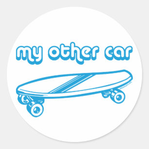 Mijn andere auto is een Skateboard Stickers