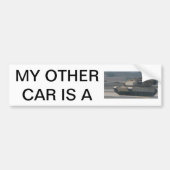 Mijn andere auto is een Tank Bumpersticker (Voorkant)