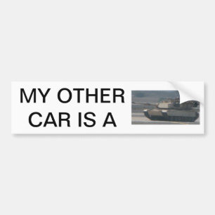 Mijn andere auto is een Tank Bumpersticker