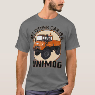 Mijn andere auto is een Unimog-Sinaasappel T-shirt