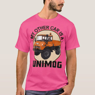 Mijn andere auto is een Unimog-Sinaasappel T-shirt