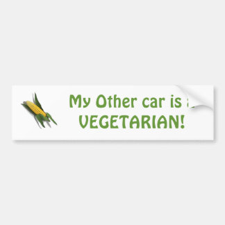 Mijn andere auto is een vegetarische Bumpersticker