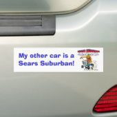 Mijn andere auto is een voorstad van de Sears Bumpersticker (Op auto)
