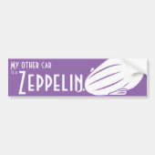 Mijn andere auto is een Zeppelin bumper sticker (Voorkant)