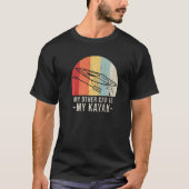Mijn andere auto is mijn Kayak buitenshuis Kayakin T-shirt (Voorkant)