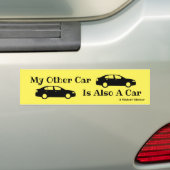 Mijn andere auto is ook een auto - een MisterP Sti Bumpersticker (Op auto)