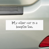 Mijn andere auto is ook een klooster. bumpersticker (Op auto)