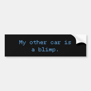 Mijn andere auto is slap bumpersticker