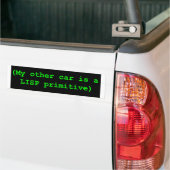 Mijn andere auto - LISP Bumpersticker (Op Truck)