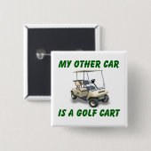 Mijn andere auto vierkante button 5,1 cm (Voorkant /achterkant)