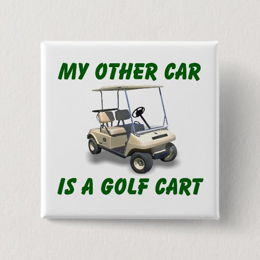 Mijn andere auto vierkante button 5,1 cm (Voorkant)