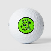 Mijn andere bal is een augurk golfer groene pickle (Voorkant)