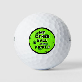 Mijn andere bal is een augurk golfer groene pickle
