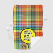 Mijn andere bal is een pickle golfer pickleball ge golfhanddoek (Insitu)