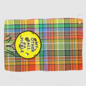 Mijn andere bal is een pickle golfer pickleball ge golfhanddoek (Horizontaal)