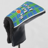 Mijn andere bal is een pickle, Pickleball Courts Golfheadcover (3/4 voorkant)