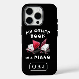 Mijn andere boek is een piano, voor toetsenist iPhone 16 pro hoesje