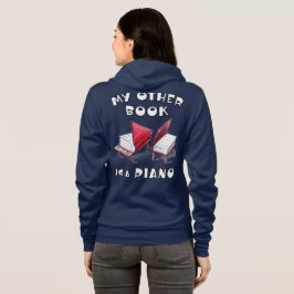 Mijn andere boek is een piano, voor toetsenist hoodie