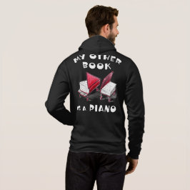 Mijn andere boek is een piano, voor toetsenist hoodie