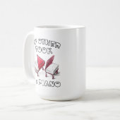 Mijn andere boek is een piano, voor toetsenist koffiemok (Voorkant links)