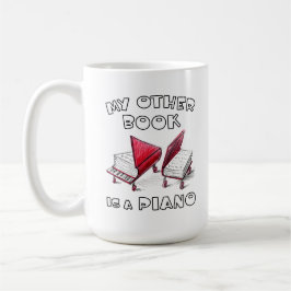 Mijn andere boek is een piano, voor toetsenist koffiemok