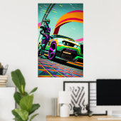 Mijn andere chauffeur is een auto poster (Thuiskantoor)