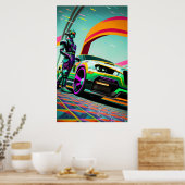 Mijn andere chauffeur is een auto poster (Keuken)