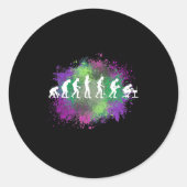 Mijn andere computer is uw computerevolutie van Ma Ronde Sticker (Voorkant)